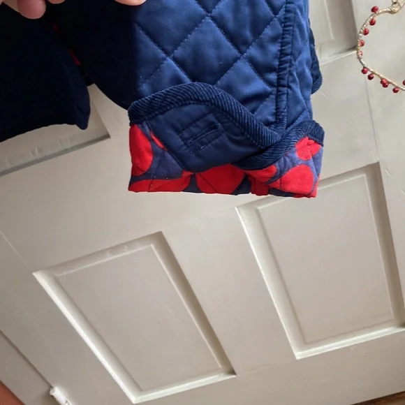 BODEN womens lightweight quilted jacket size US8/UK12 in navy blue - Picture 6 of 10